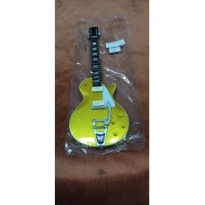 Miniatura kytara David Gilmour zlatá