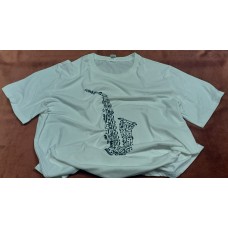 Tričko sax větší bílé