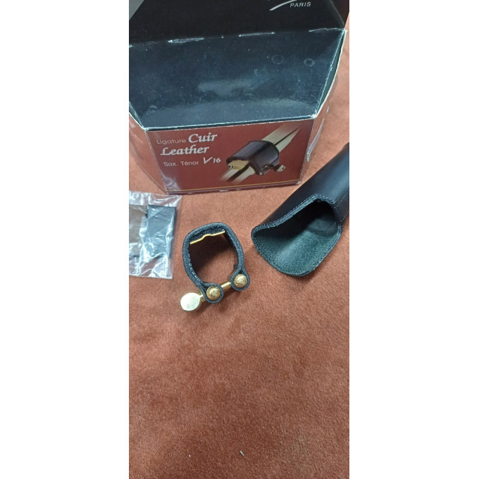 ligatura Vandoren Cuir Leather V16 tenor sax