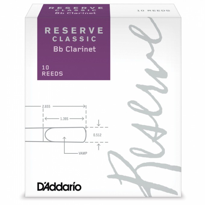 D'Addario Reserve Classic Bb klarinet