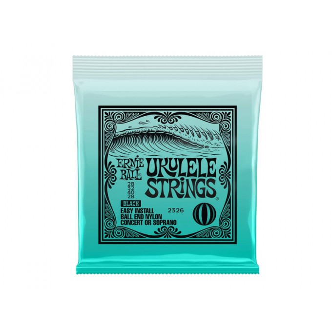 Ernie Ball struny na ukulele černé