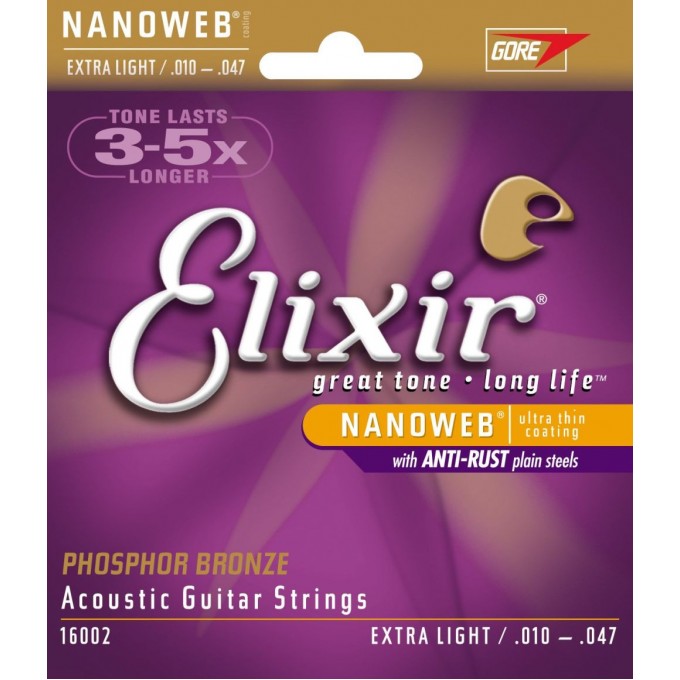 Elixír Phosphor Bronze (.010 - .047)