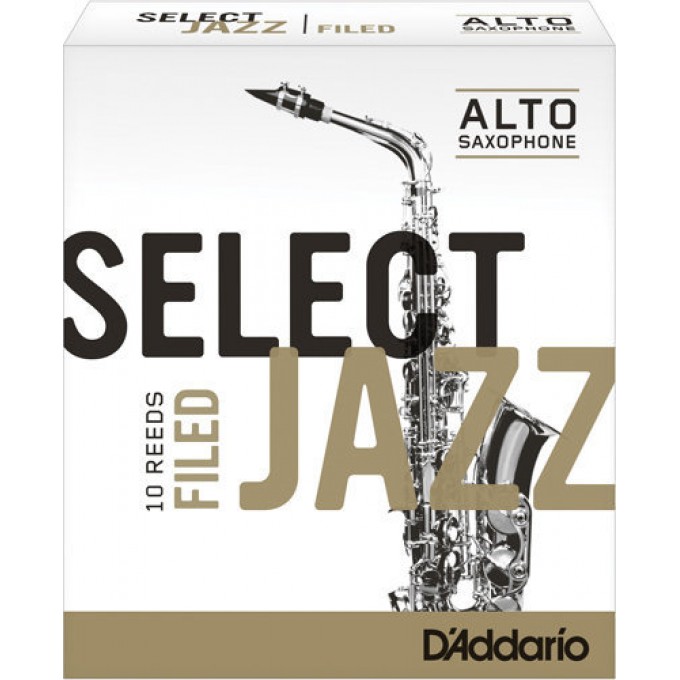 D'Addario Select Jazz Organics Filed - alt sax
