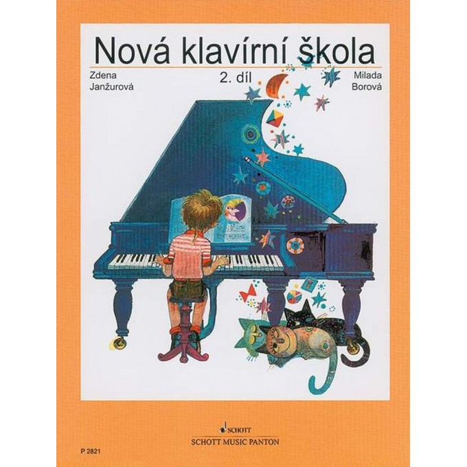 Janžurová,Borová-Nová klavírní škola 2.díl