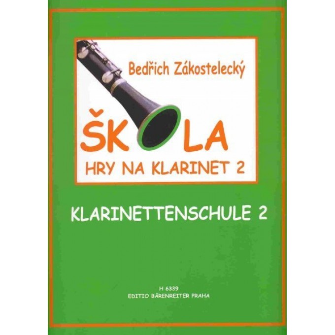 B.Zákostelecký - Škola hry na klarinet 2.díl