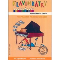 Klavihrátky - s pastelkami u klavíru. přípravný pracovní sešit