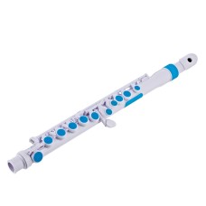  jFlute 2.0 - dětská příčná flétna - bílo/modrá