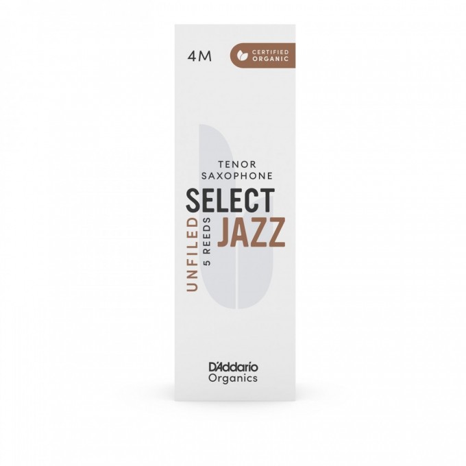 D'Addario Select Jazz Organics Filed - tenor sax